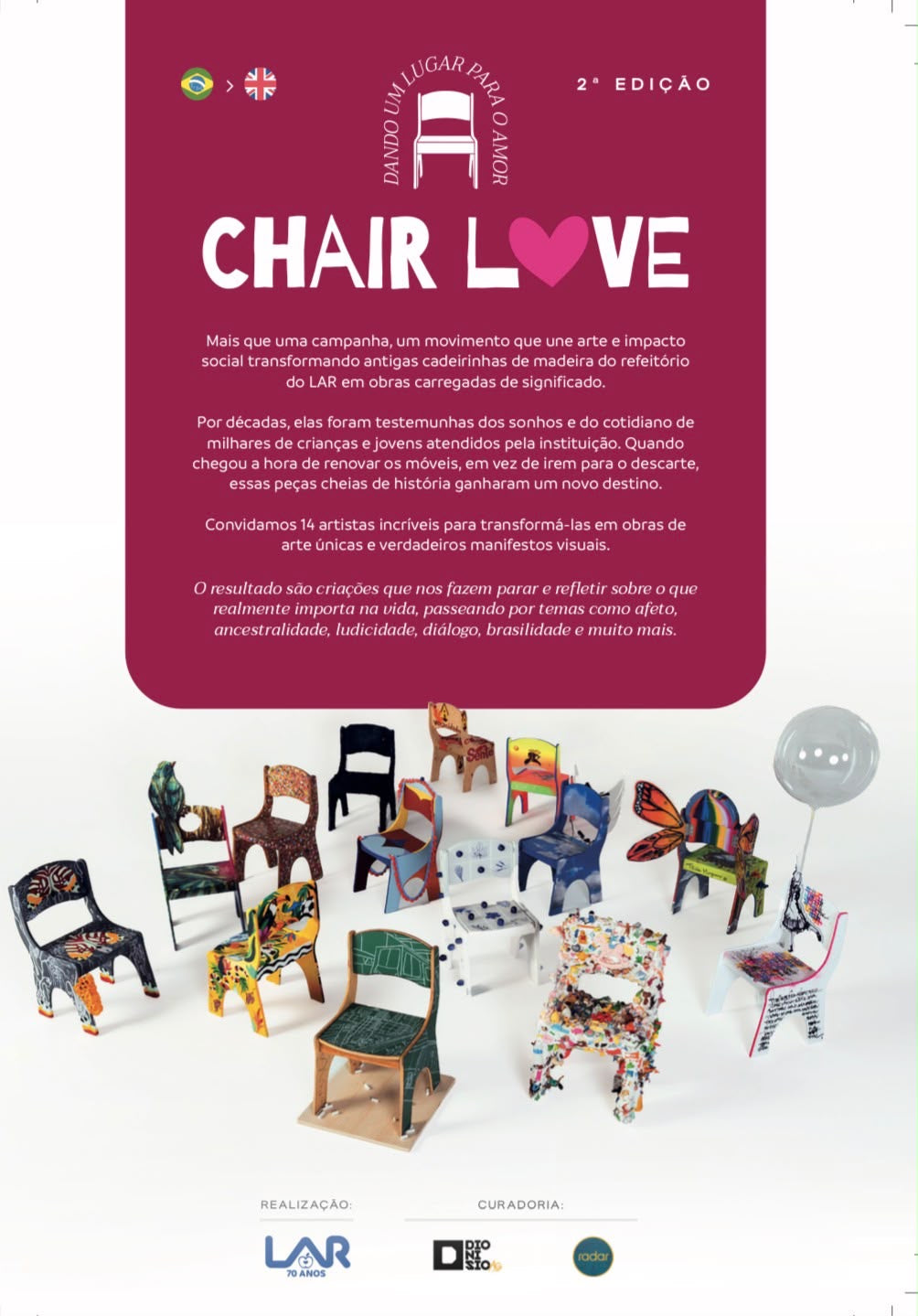Kit Caderninho Chair Love