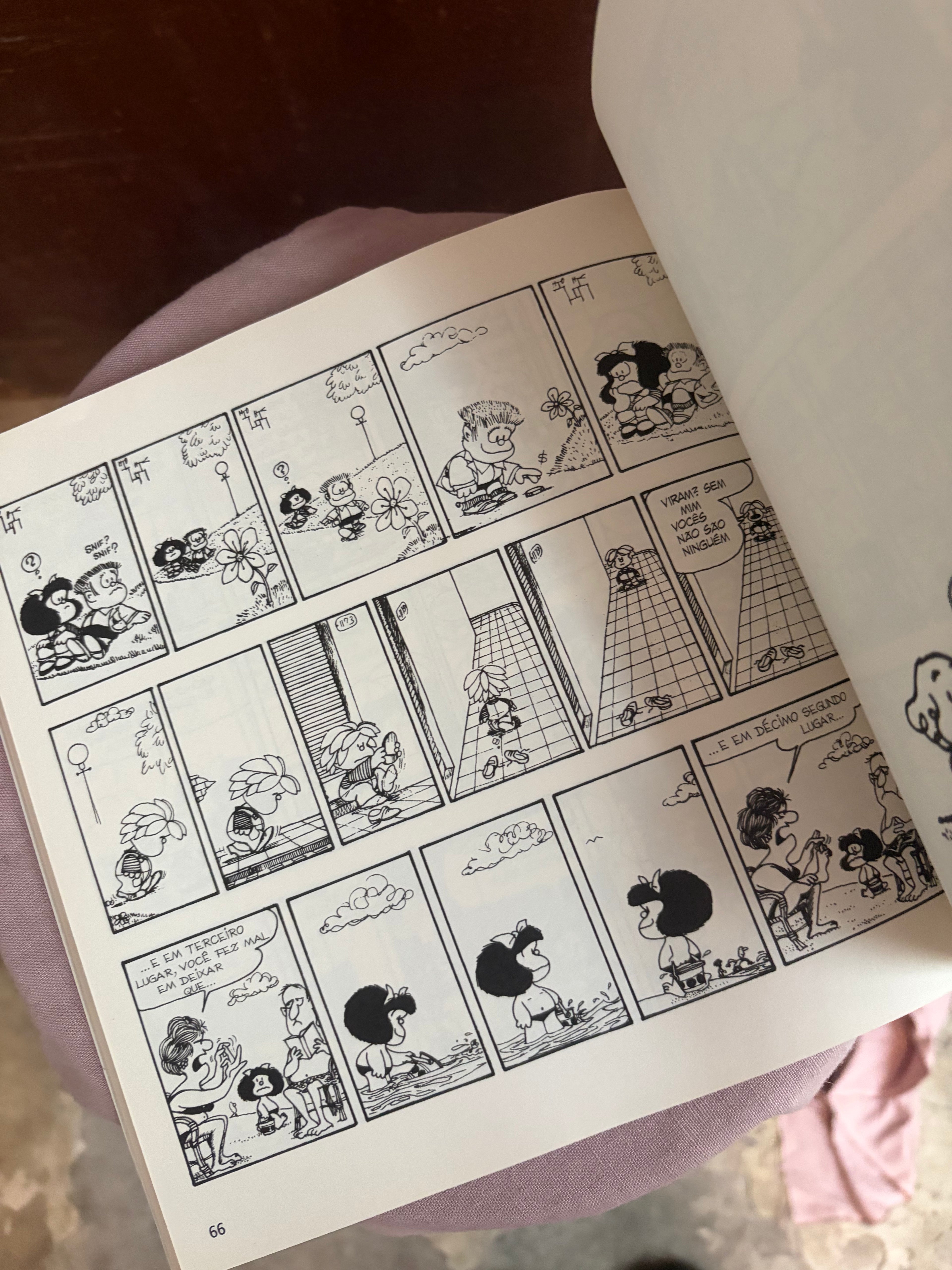 Livro O amor segundo Mafalda