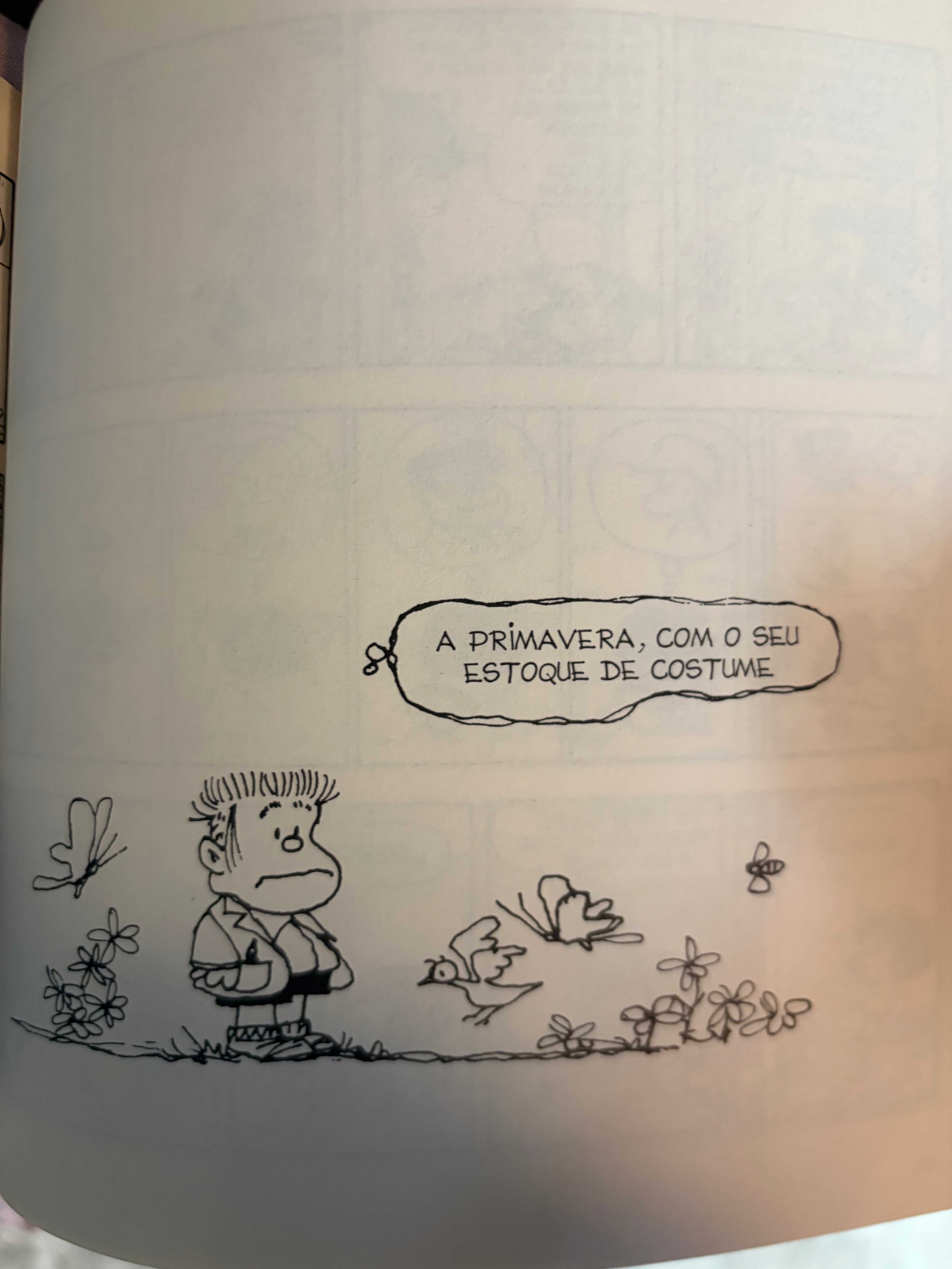 Livro O amor segundo Mafalda