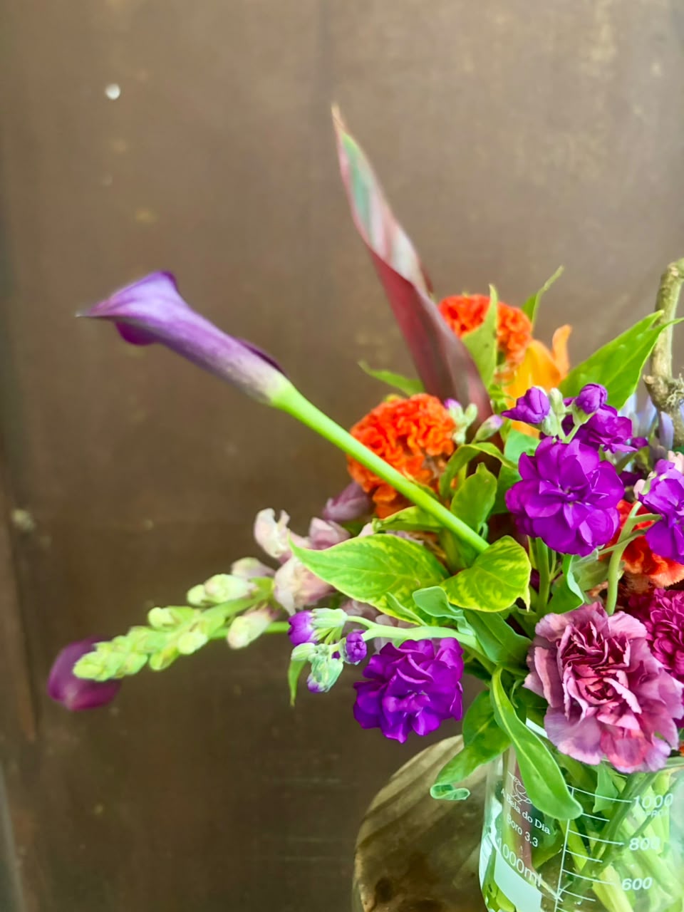 Arranjo Flores de Halloween no Becker